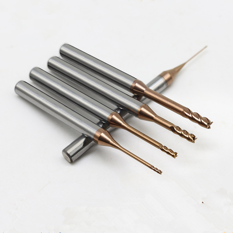 End Mill Set - 0,6MM 0,7MM 1MM 1,5MM 2MM 3MM
