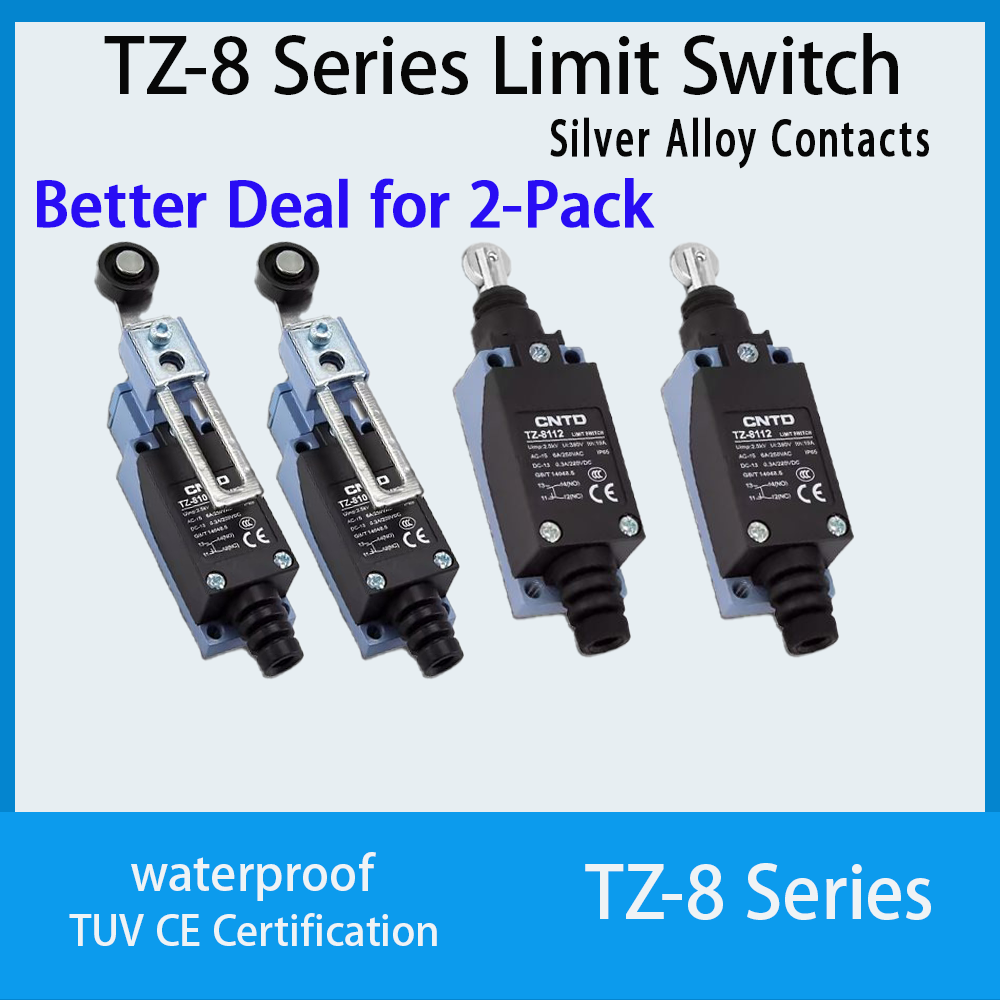 2Pcs CNTD TZ‑8 Series Micro Li - đánh giá và giá Limit Switch