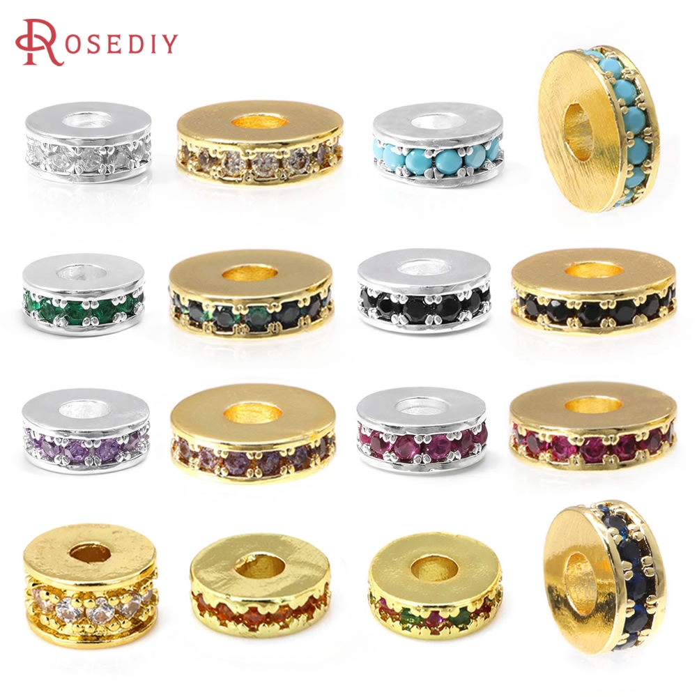 6PCS 6MM 8MM 18K Gold Color Br - đánh giá và giá Coupling 8Mm
