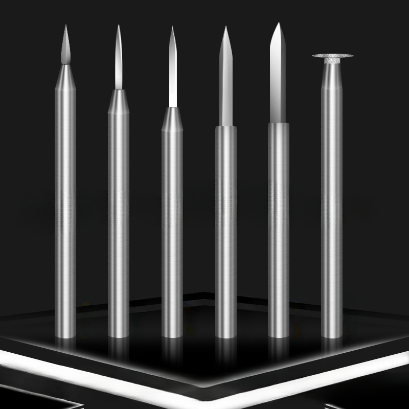 6pc High-spe Steel Engraving C - đánh giá và giá End Mill Set