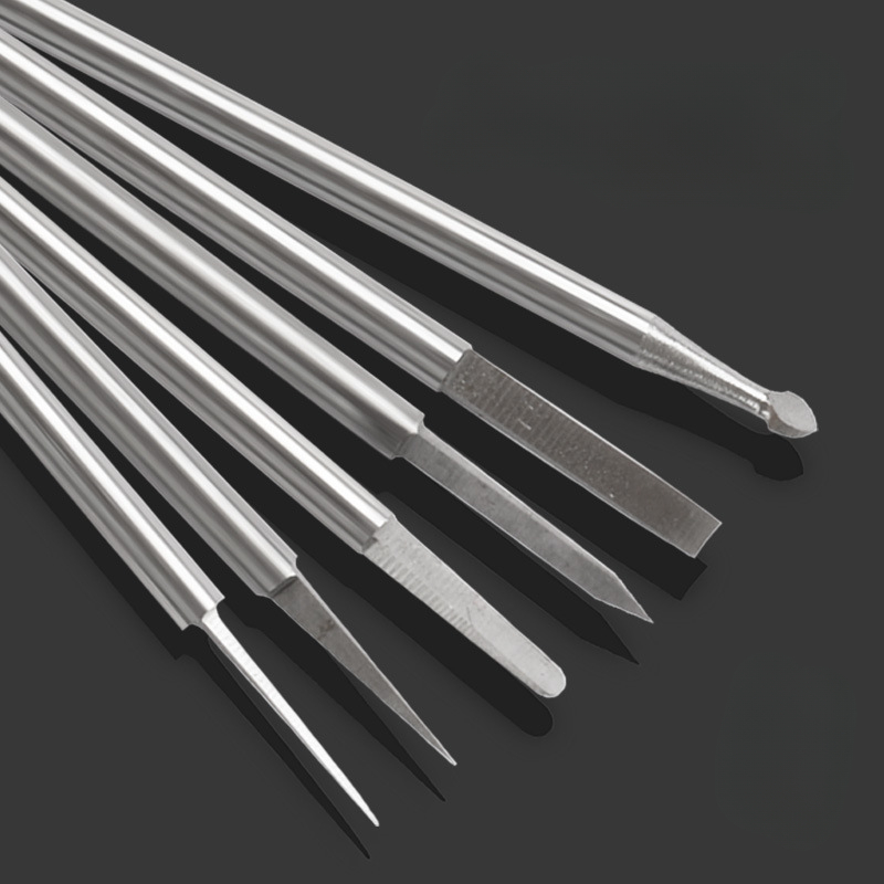 6pc High-spe Steel Engraving C - đánh giá và giá End Mill Set