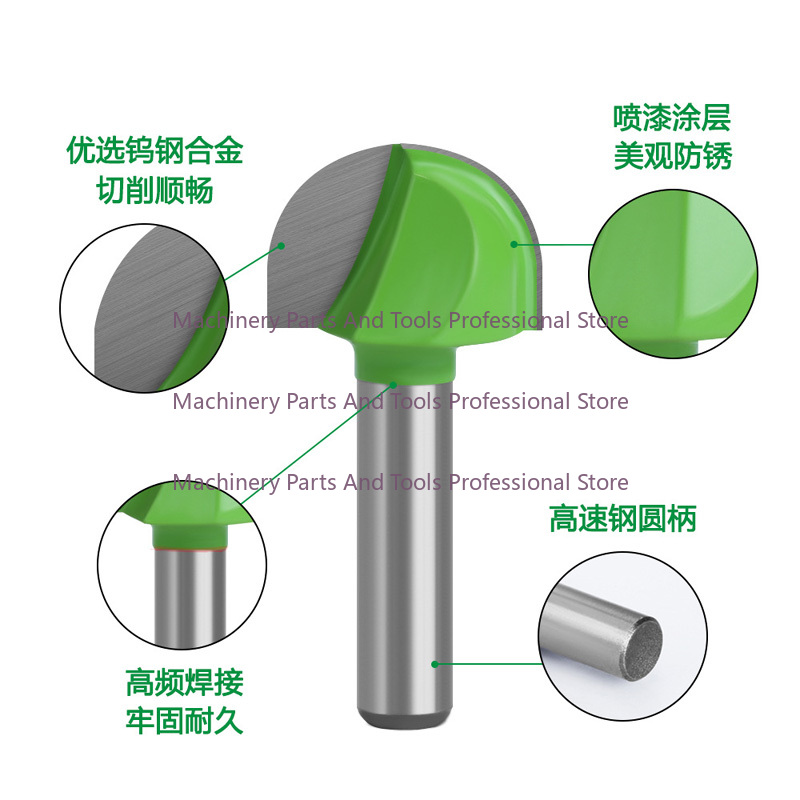 Round Bottom Over Nose Router  - đánh giá và giá Carbide End Mill