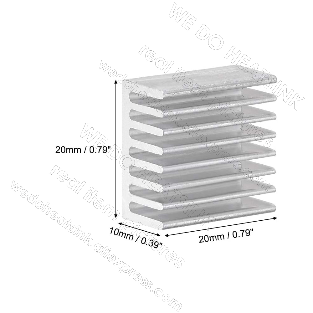 20X20X10Mm Bạc Vuông Nhiệt Tự  - đánh giá và giá Aluminium Extrusion