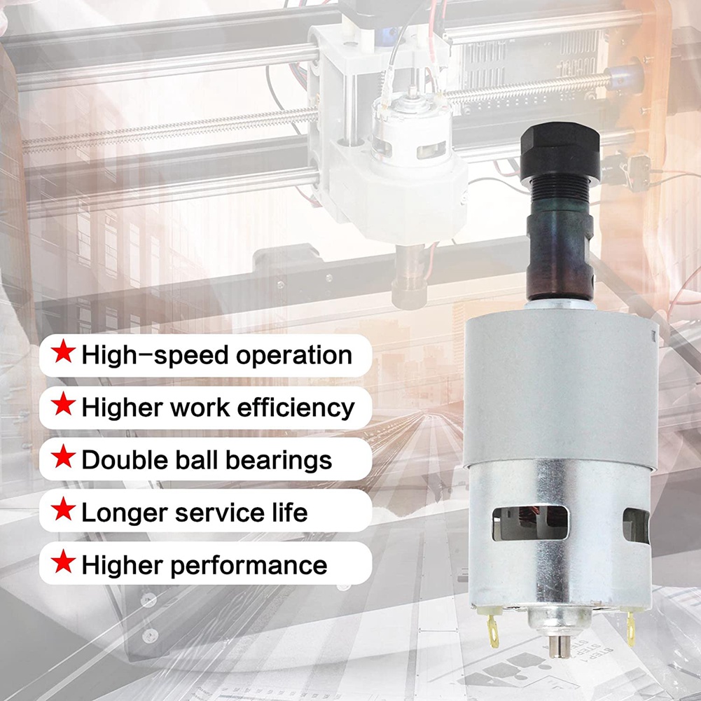Multifunction DC Motor CNC 775 - đánh giá và giá 3018 Cnc