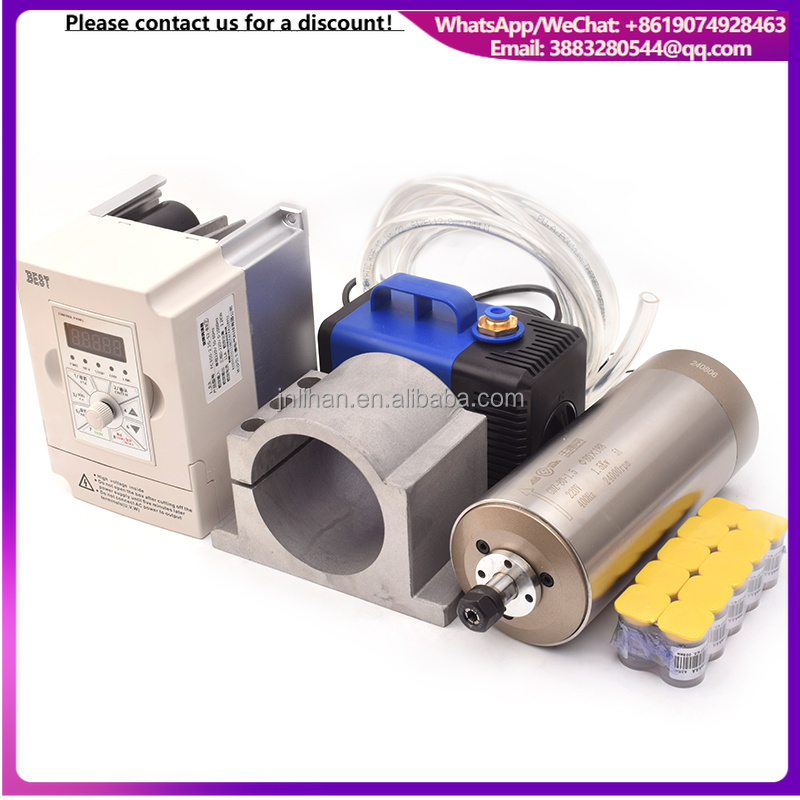 GDZ-80-1.5 ER11 24000rpm 220V  - đánh giá và giá Water Cooled Spindle
