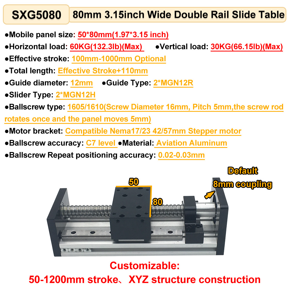 CNC Ball Screw Sliding Table L - đánh giá và giá Linear Rail