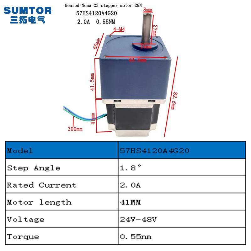 Nema 23 Stepper Motor With Gea - đánh giá và giá Nema23 Stepper
