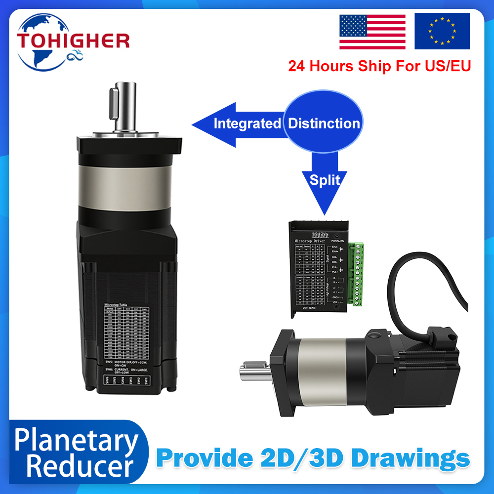 57mm Nema23 Closed Loop Geared - đánh giá và giá Nema23 Stepper