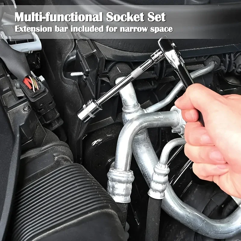 46pc Drive Socket Set 1/4 inch - đánh giá và giá Cnc Bits