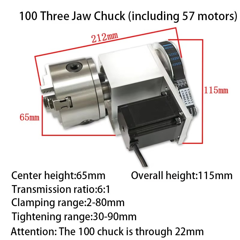 Precision Chuck Tailstock 4 Ja - đánh giá và giá Nema23 Stepper