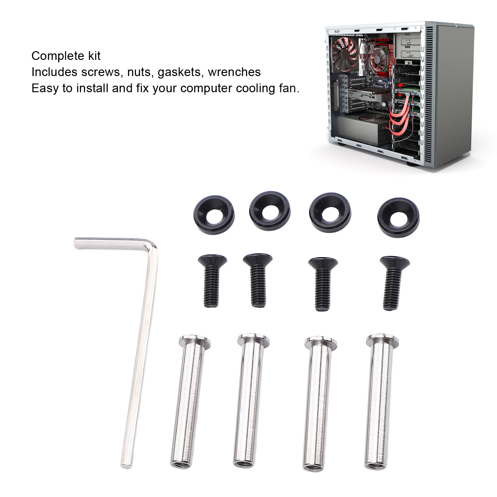 CPU Fan Screw Kit Computer Cas - đánh giá và giá Aluminium Extrusion
