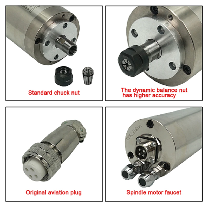 65X195-800W-ER11-220V CNC Wate - đánh giá và giá Water Cooled Spindle