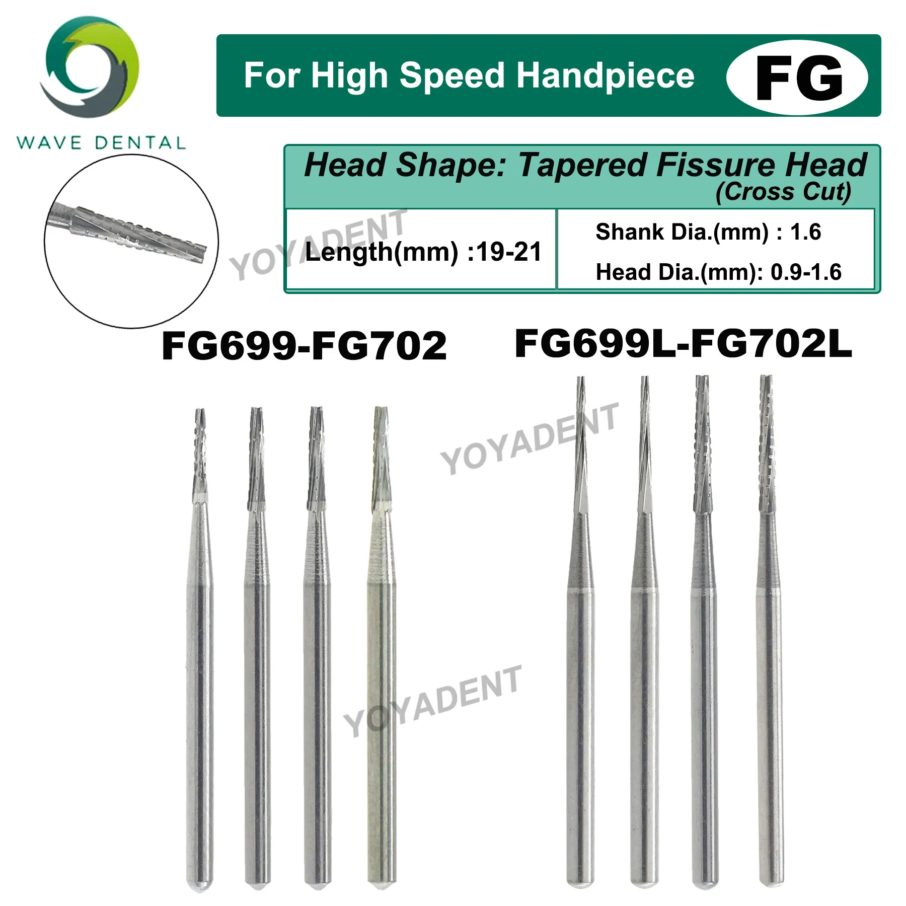 PRIMA WAVE Dental Burs Tungste - đánh giá và giá Carbide End Mill
