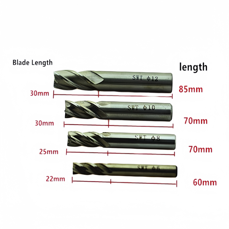 4 Carbide Cấp Cối Xay Gió HSS  - đánh giá và giá End Mill Set
