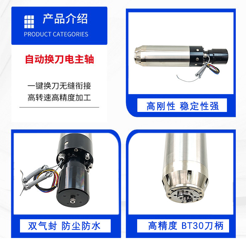 5.5KW 7.5KW Automatic Tool Cha - đánh giá và giá Spindle Motor