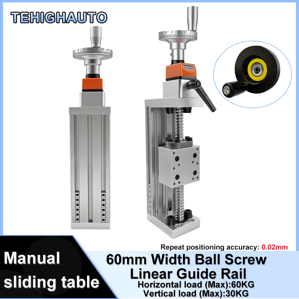 60KG Load Manual Linear Guide  - đánh giá và giá Linear Rail