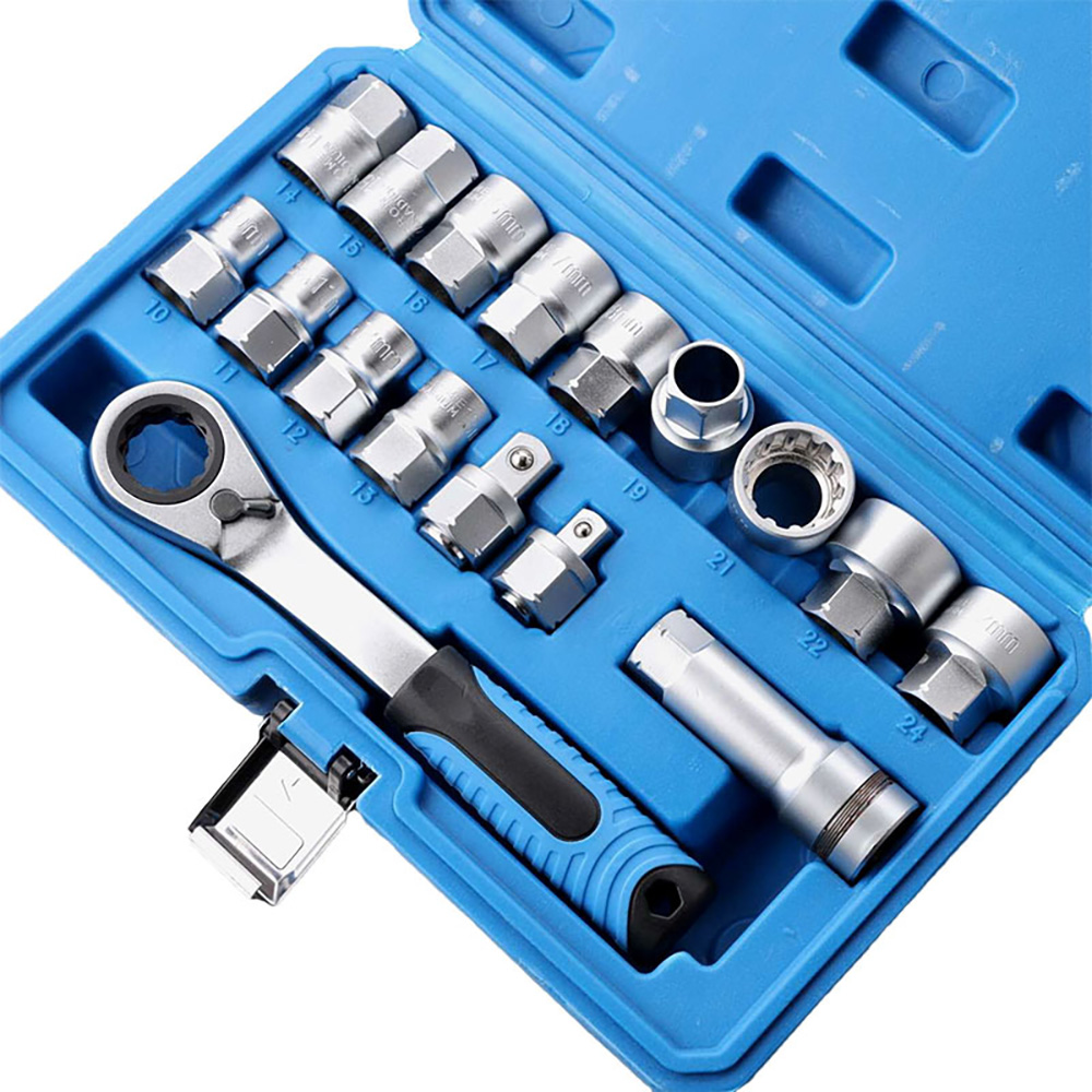 17PCS 12 Point Drive Ratchetin - đánh giá và giá Cnc Bits