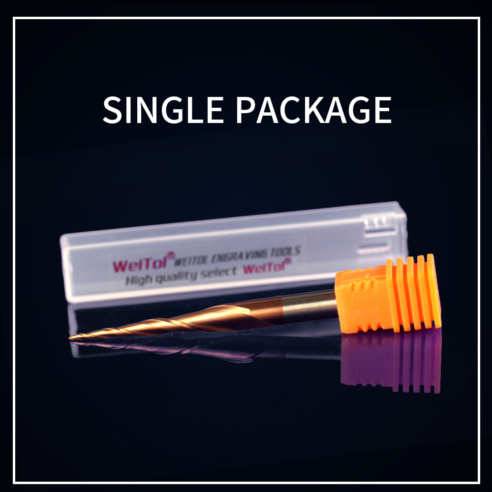 Weitol 1pcs Two Flutes Taper S - đánh giá và giá End Mill Set