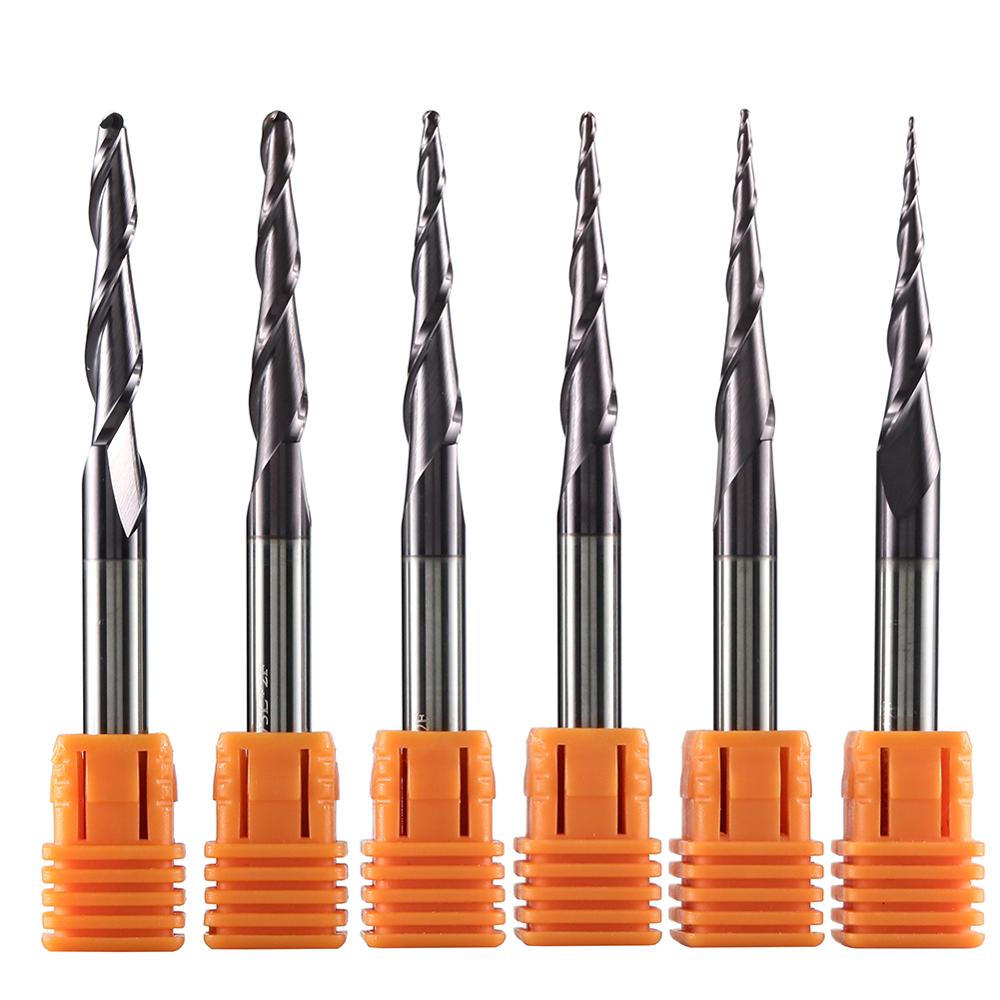 1 cái Mũi phay CNC đầu bi côn  - đánh giá và giá End Mill Set